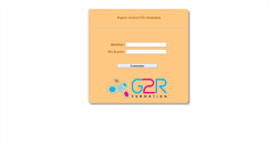 Desktop Screenshot of intranet.g2r-formation.fr